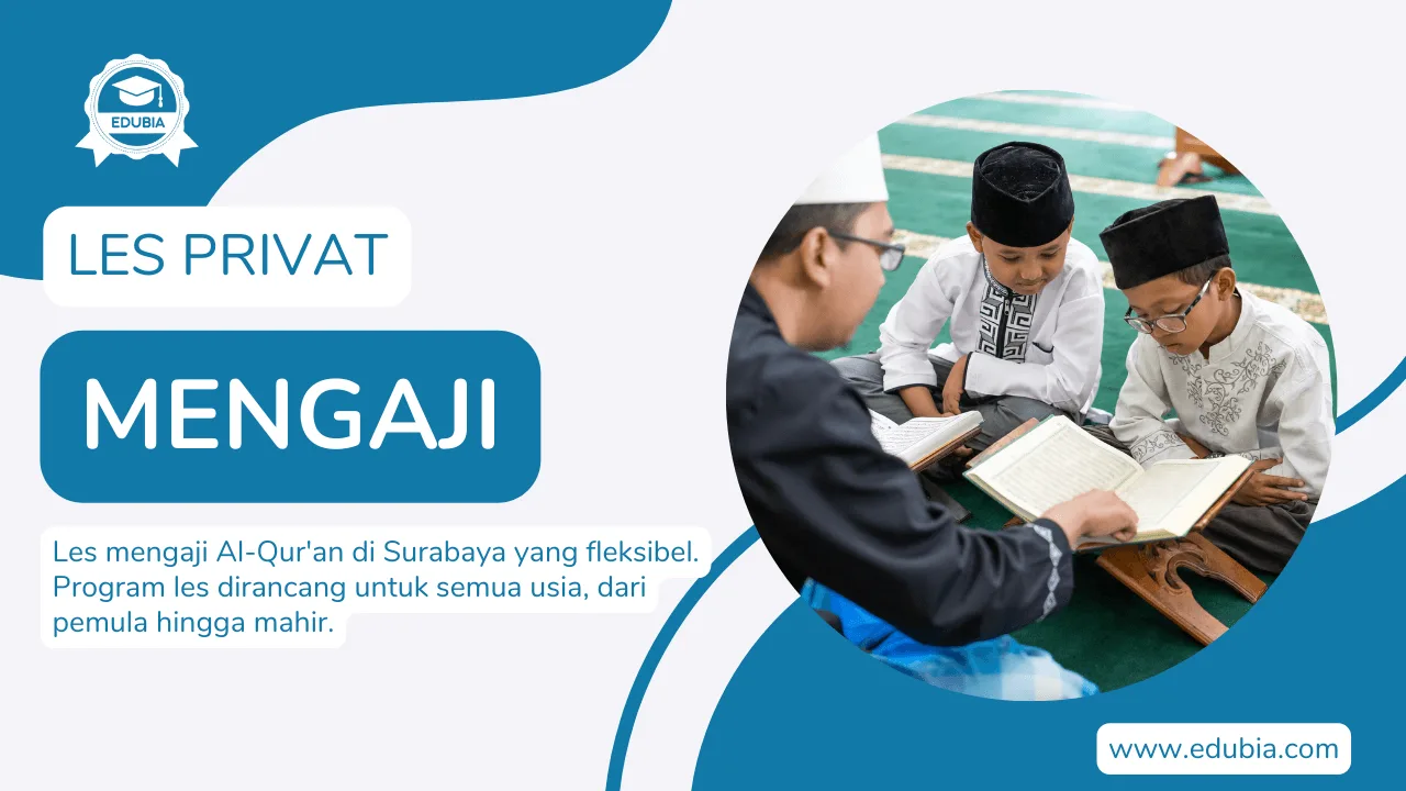 Sesi Les Privat Ngaji Surabaya: Al-Quran Tatap Muka dan Online bersama tutor Edubia
